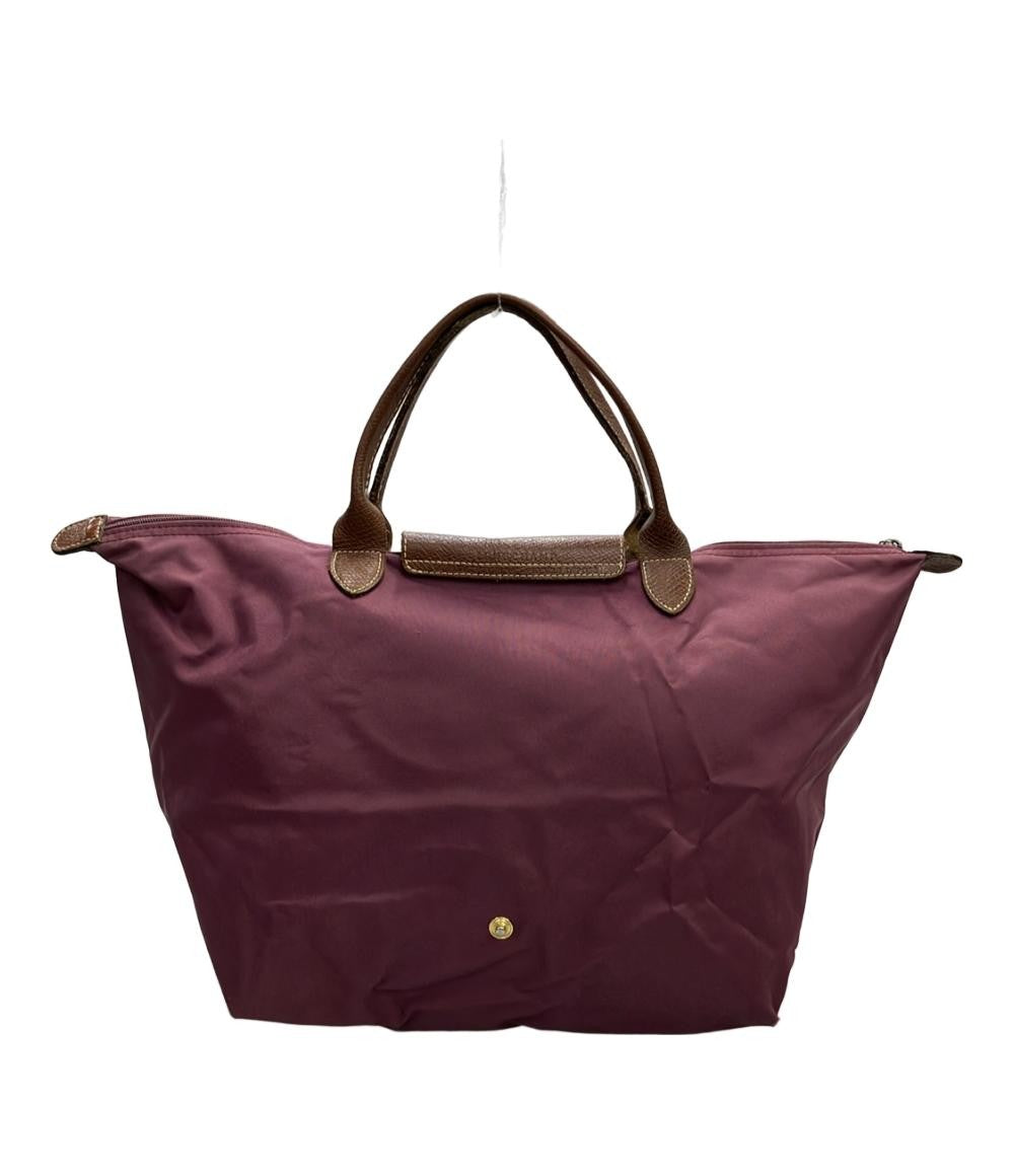 Longchamp Hand Bag Tote Purse Le Pliage Bordeaux Authentic