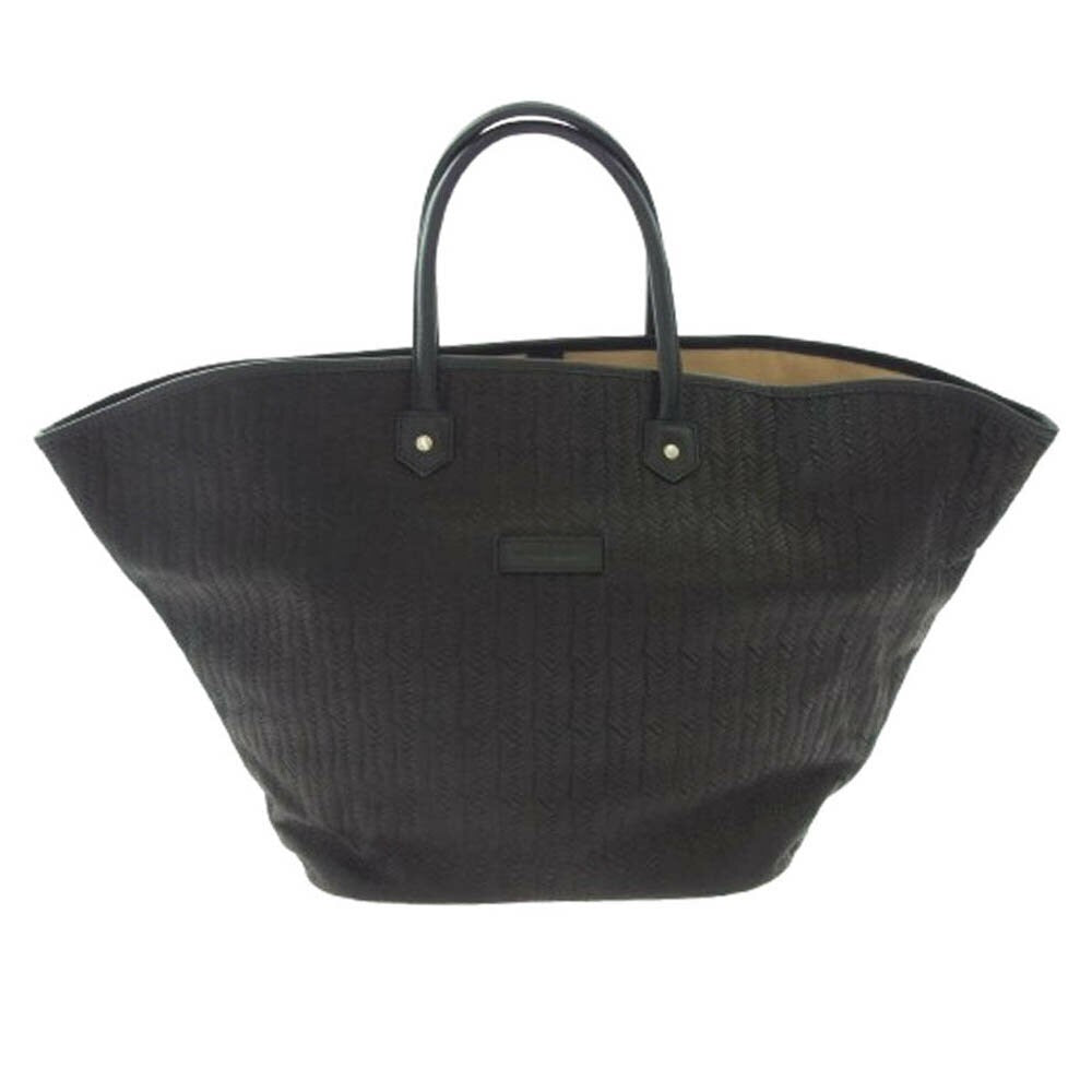 Longchamp Hand Bag Tote Purse Leather Black Authentic