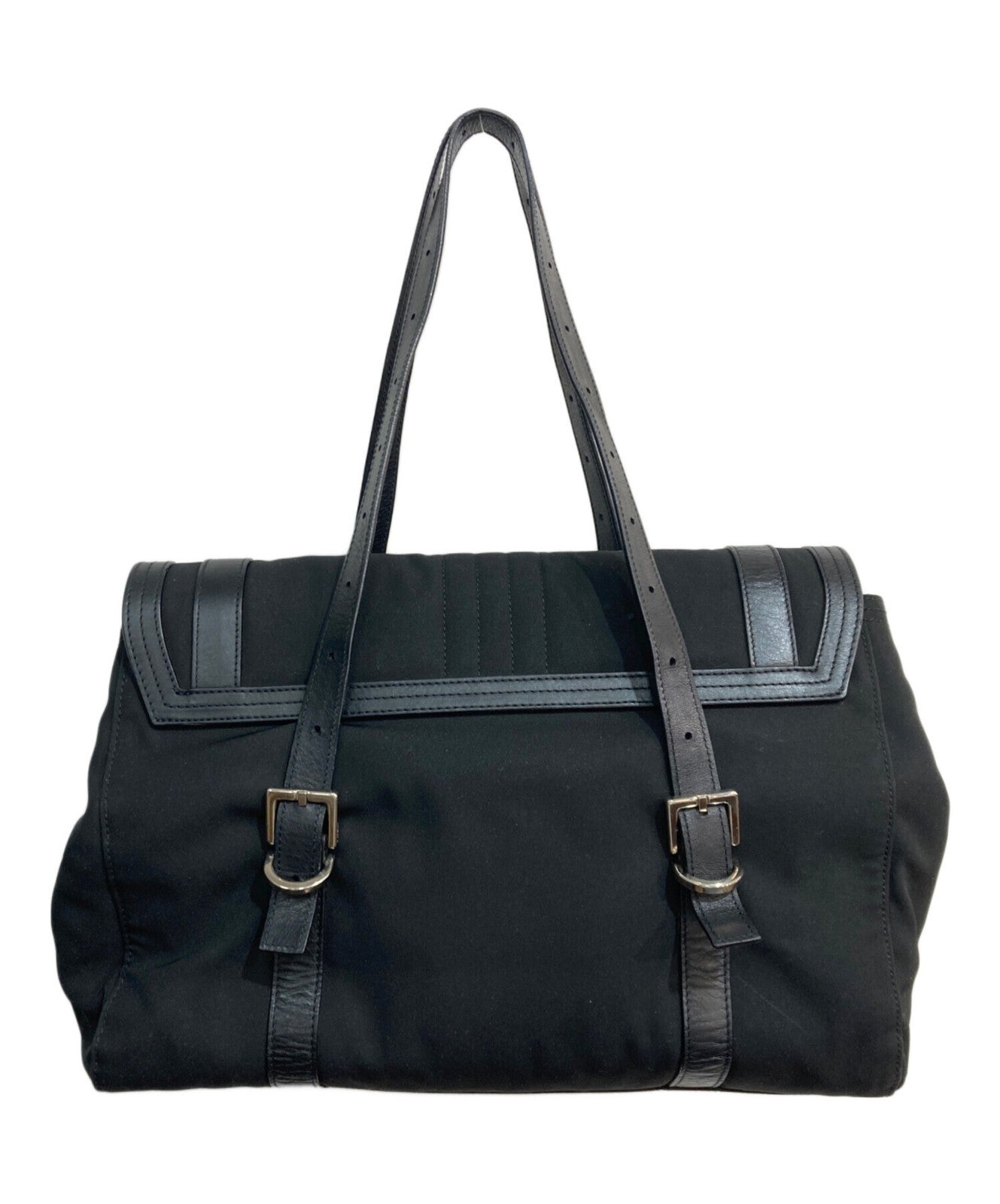 GIVENCHY Hand Bag Tote Purse 4G Black Authentic