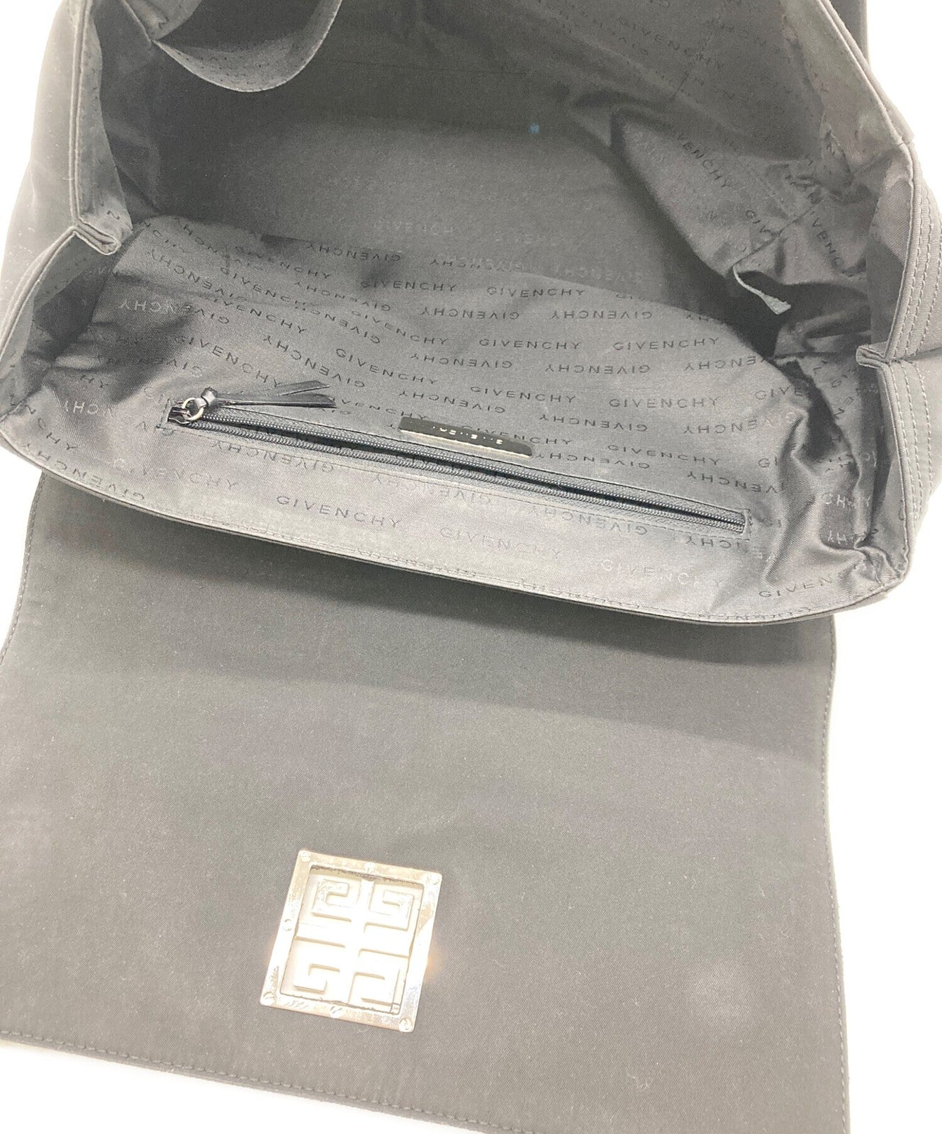 GIVENCHY Hand Bag Tote Purse 4G Black Authentic