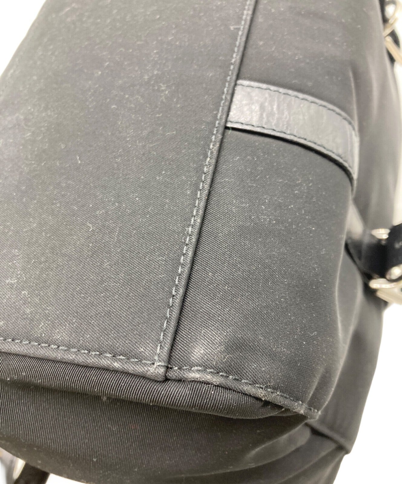 GIVENCHY Hand Bag Tote Purse 4G Black Authentic