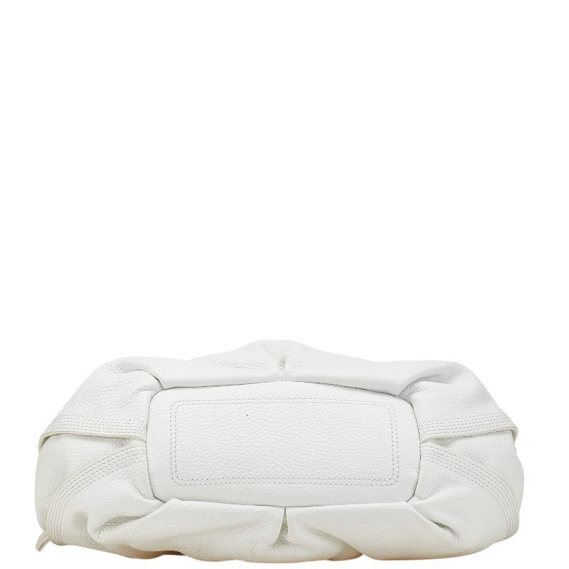 CELINE handbag Purse BITTERSWEET White PVC Leather Authentic Women's Used