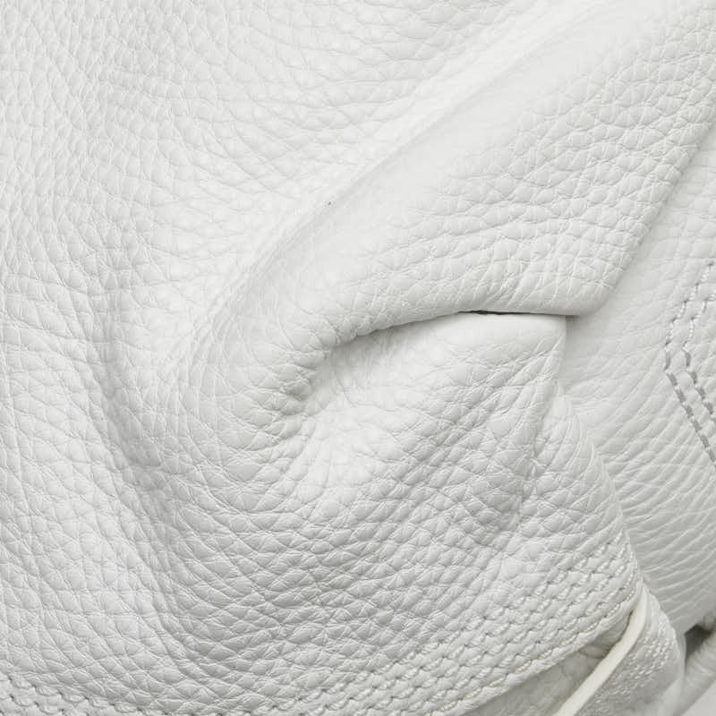CELINE handbag Purse BITTERSWEET White PVC Leather Authentic Women's Used