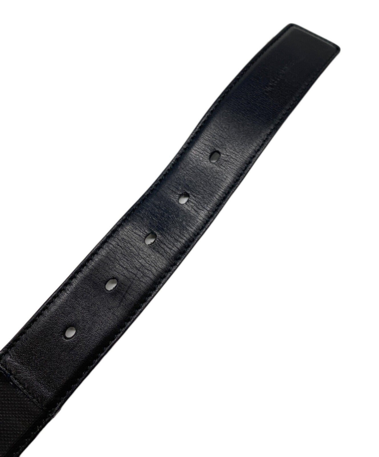 Dior HOMME Men's Belt Leather Black Authentic