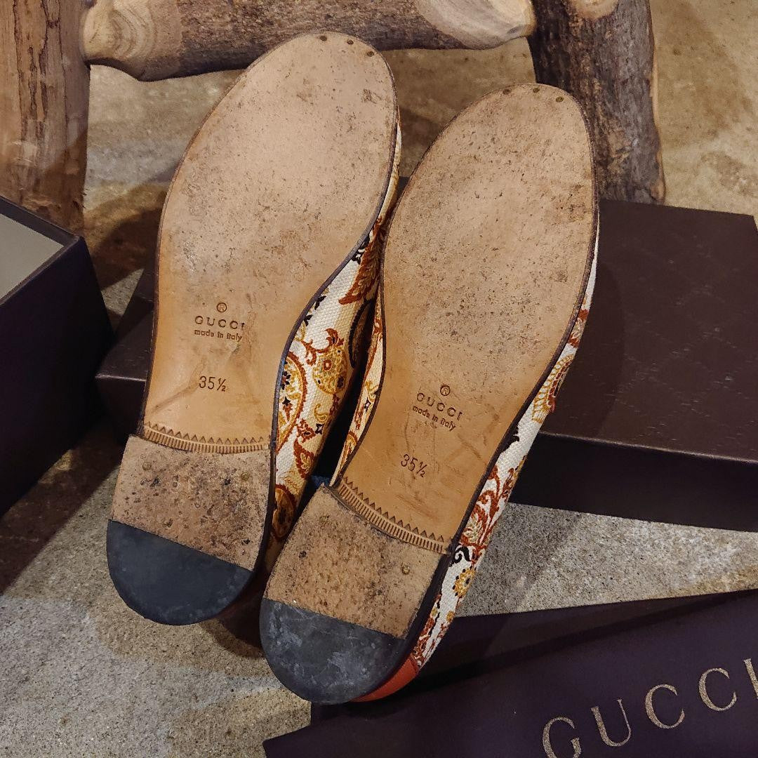 GUCCI Loafers Shoes 1953 Limited Collection Horse Bit EU 35.5 US 5.5 Multicolor