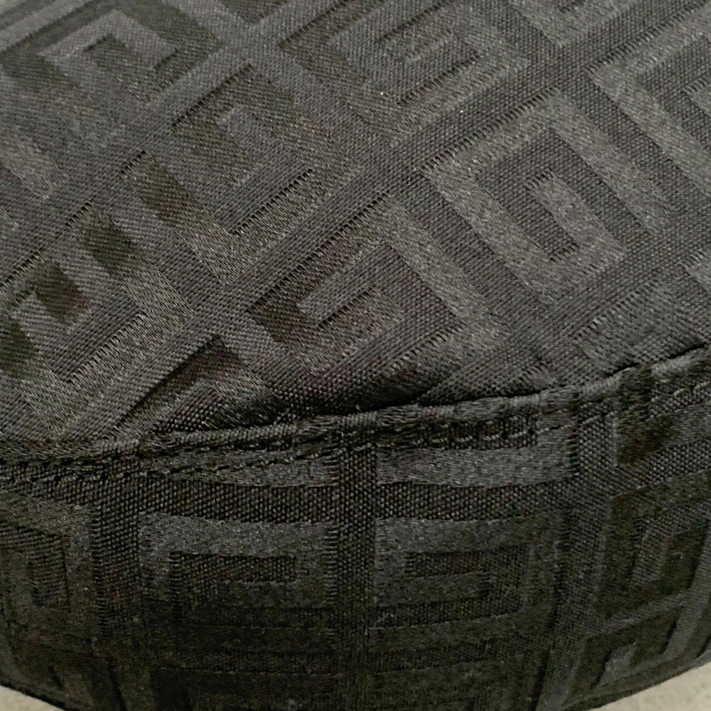 GIVENCHY Bag 4G Tassel Shoulder Purse Canvas Black Gold Used Women's Authentic