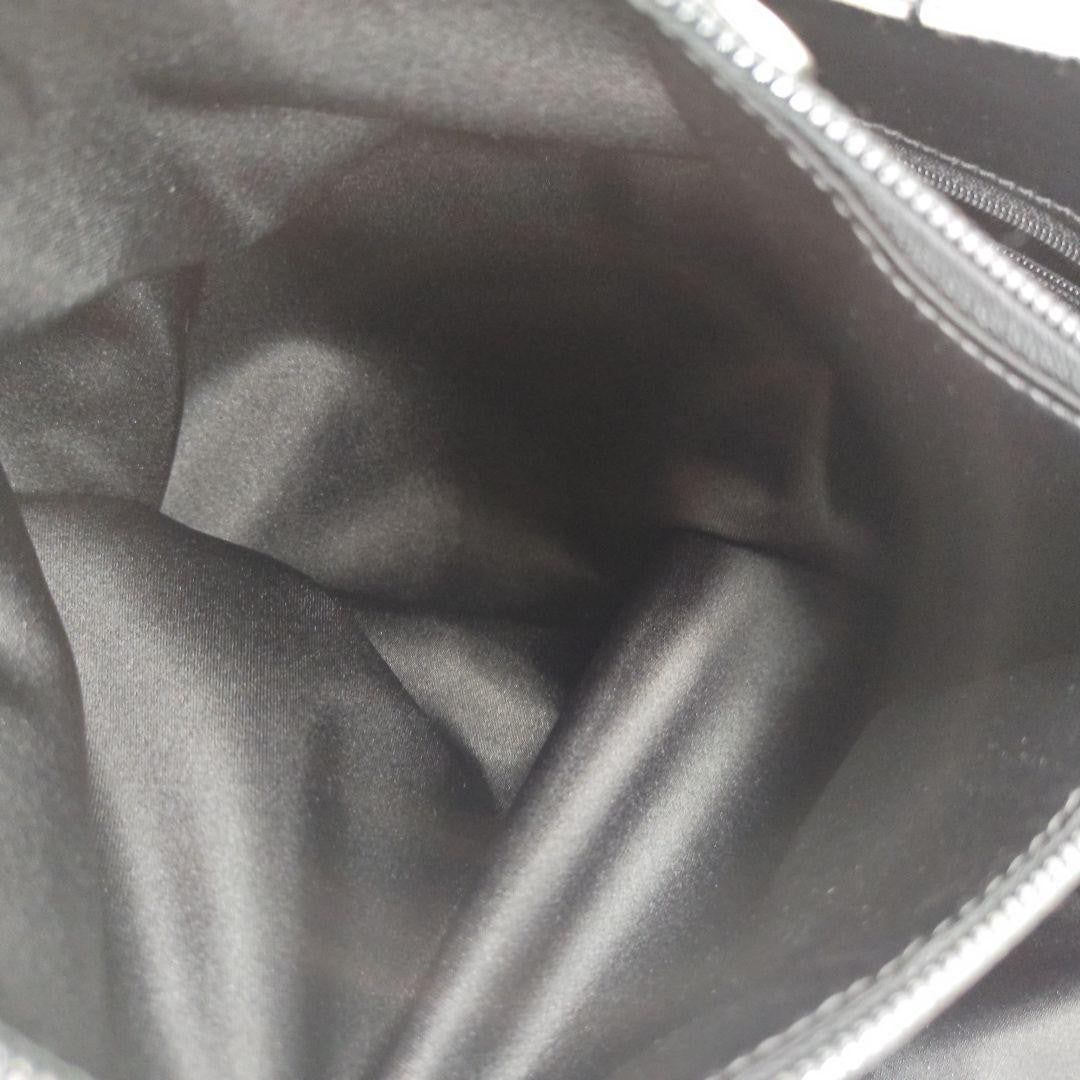 COACH Hand Bag Tote Purse Canvas Leather Black Authentic