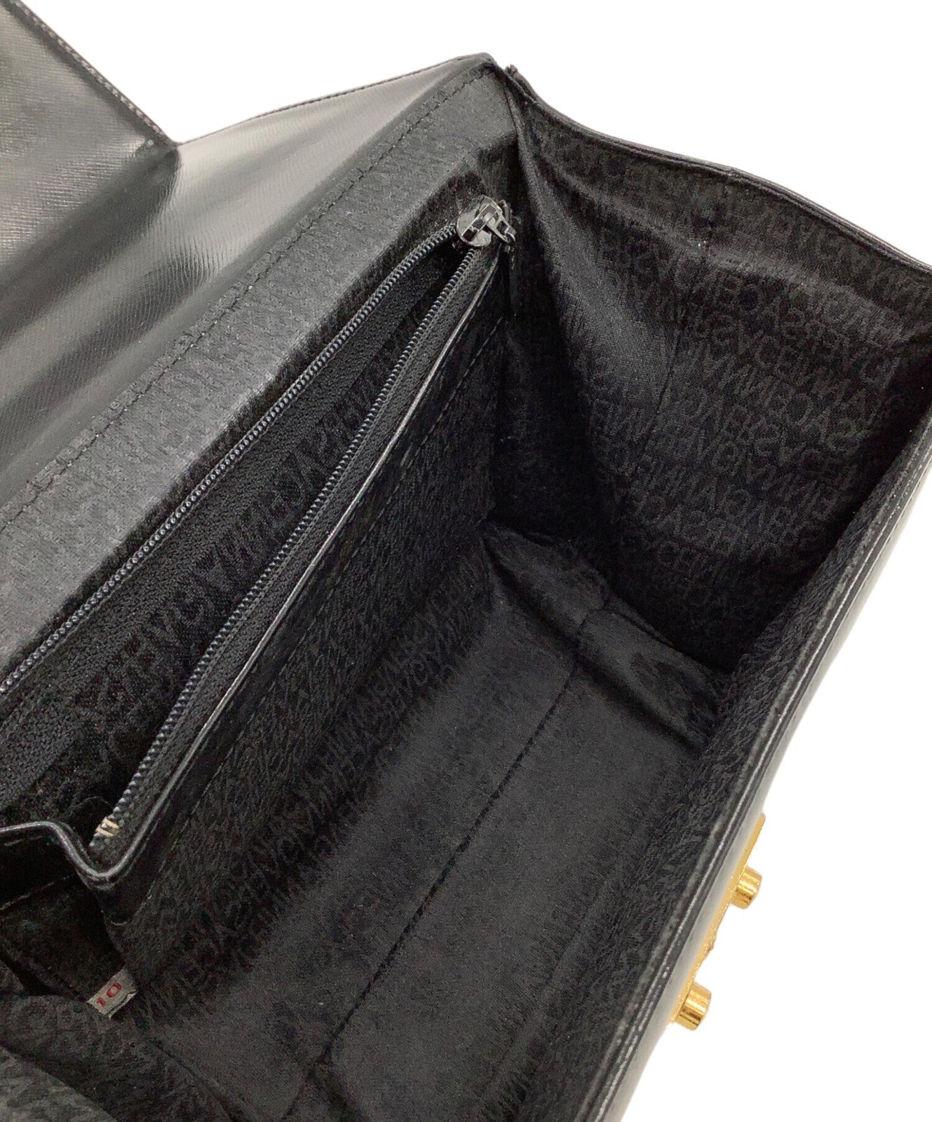 VERSACE Hand Bag Tote Purse Black Authentic