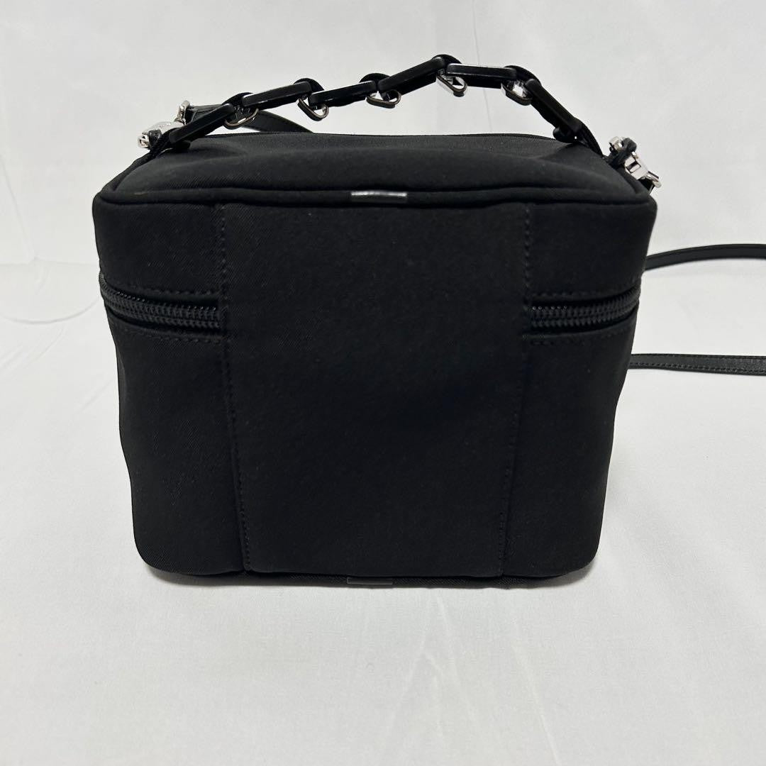 Salvatore Ferragamo Mini Shoulder Bag Purse 2way Vara Ribbon Black Authentic