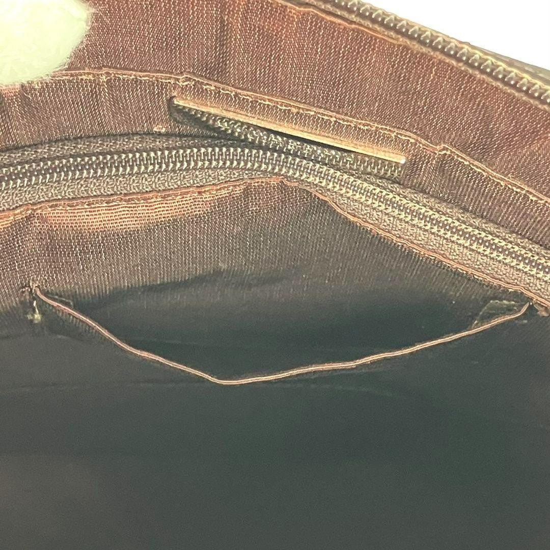 BURBERRY Hand Bag Tote Purse Leather Suede Brown Authentic
