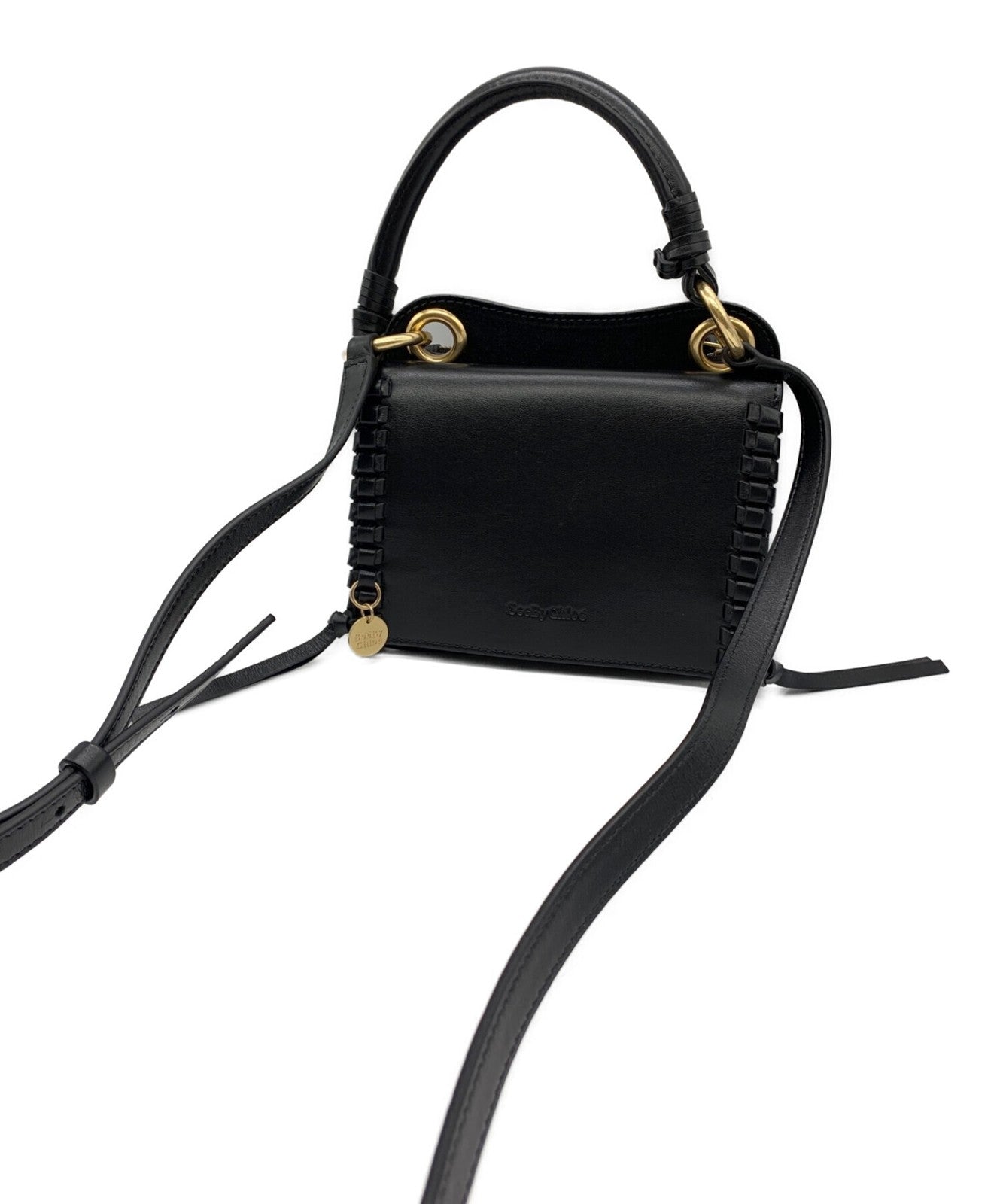 SEE BY CHLOE Shoulder Bag Purse Black Authentic