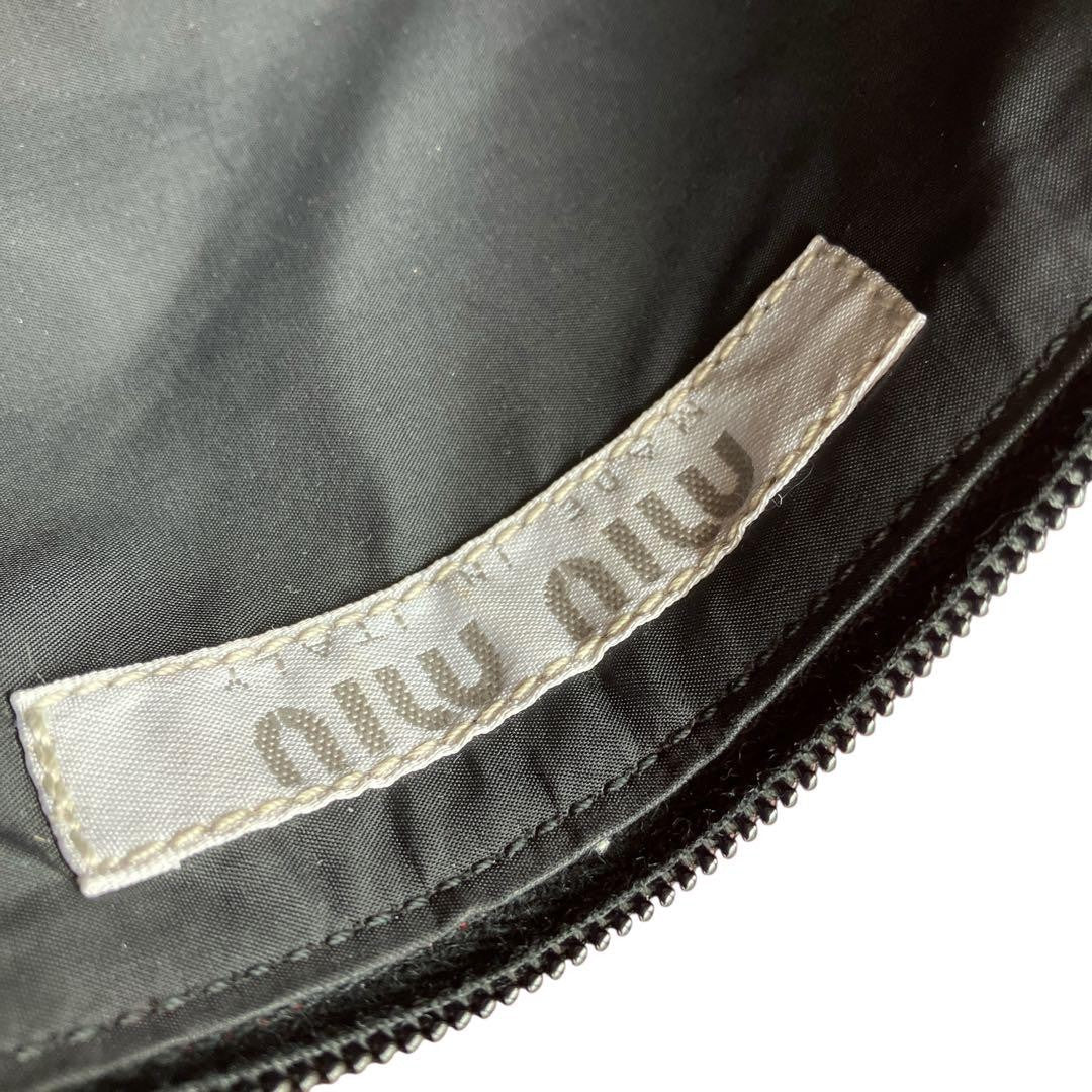 MIU MIU Shoulder Bag Purse Logo Authentic