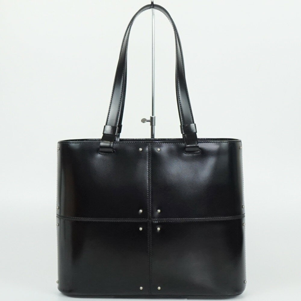 TOD'S Hand Bag Tote Purse Black Authentic