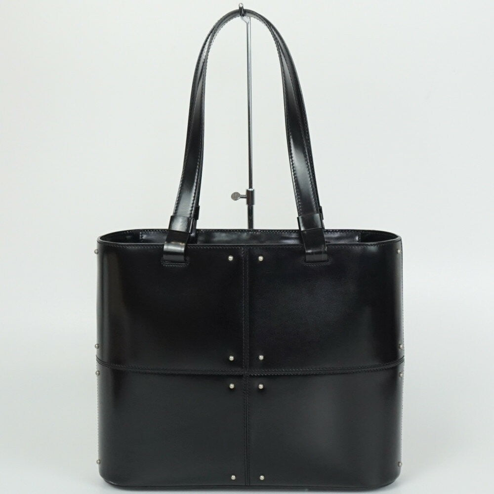 TOD'S Hand Bag Tote Purse Black Authentic