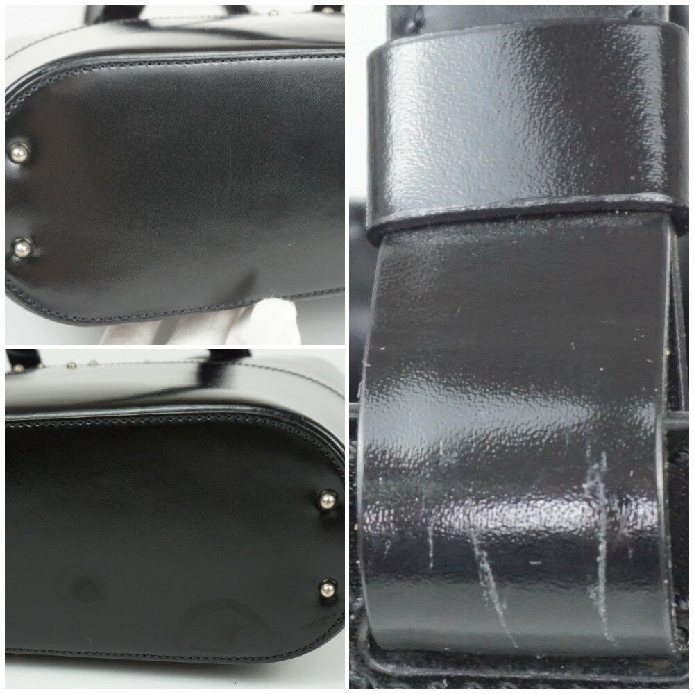 TOD'S Hand Bag Tote Purse Black Authentic