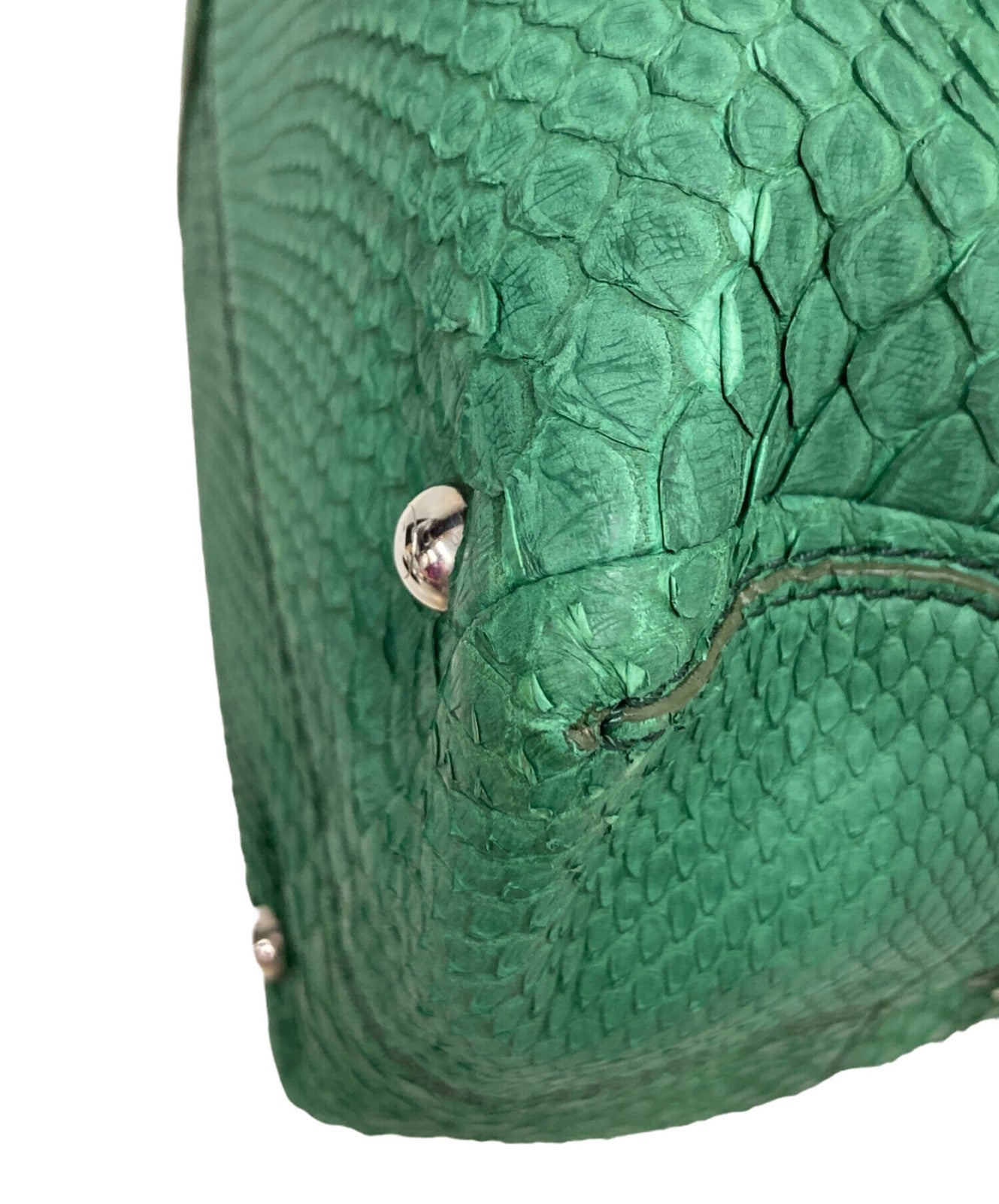TOD'S Hand Bag Tote Purse 2way D-Styling Green Authentic
