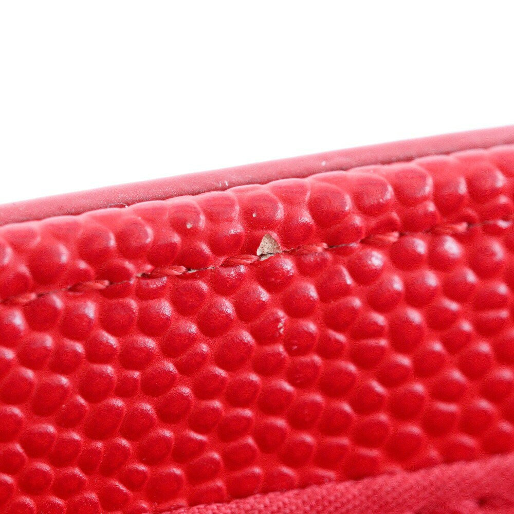MARIO VALENTINO Shoulder Bag Purse 2way Leather Red Authentic