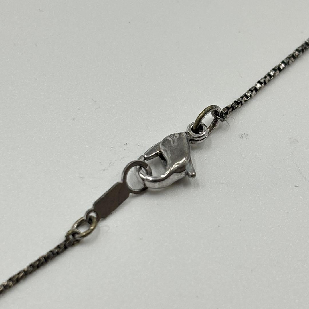 GUCCI Necklace Pendant Heart Silver Women Accessory Authentic