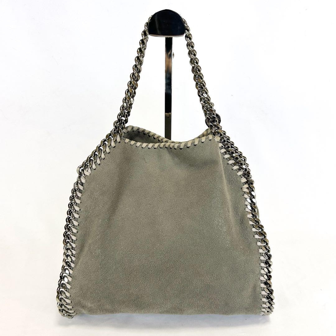 Stella McCartney Shoulder Bag Purse 2way Falabella Gray Authentic