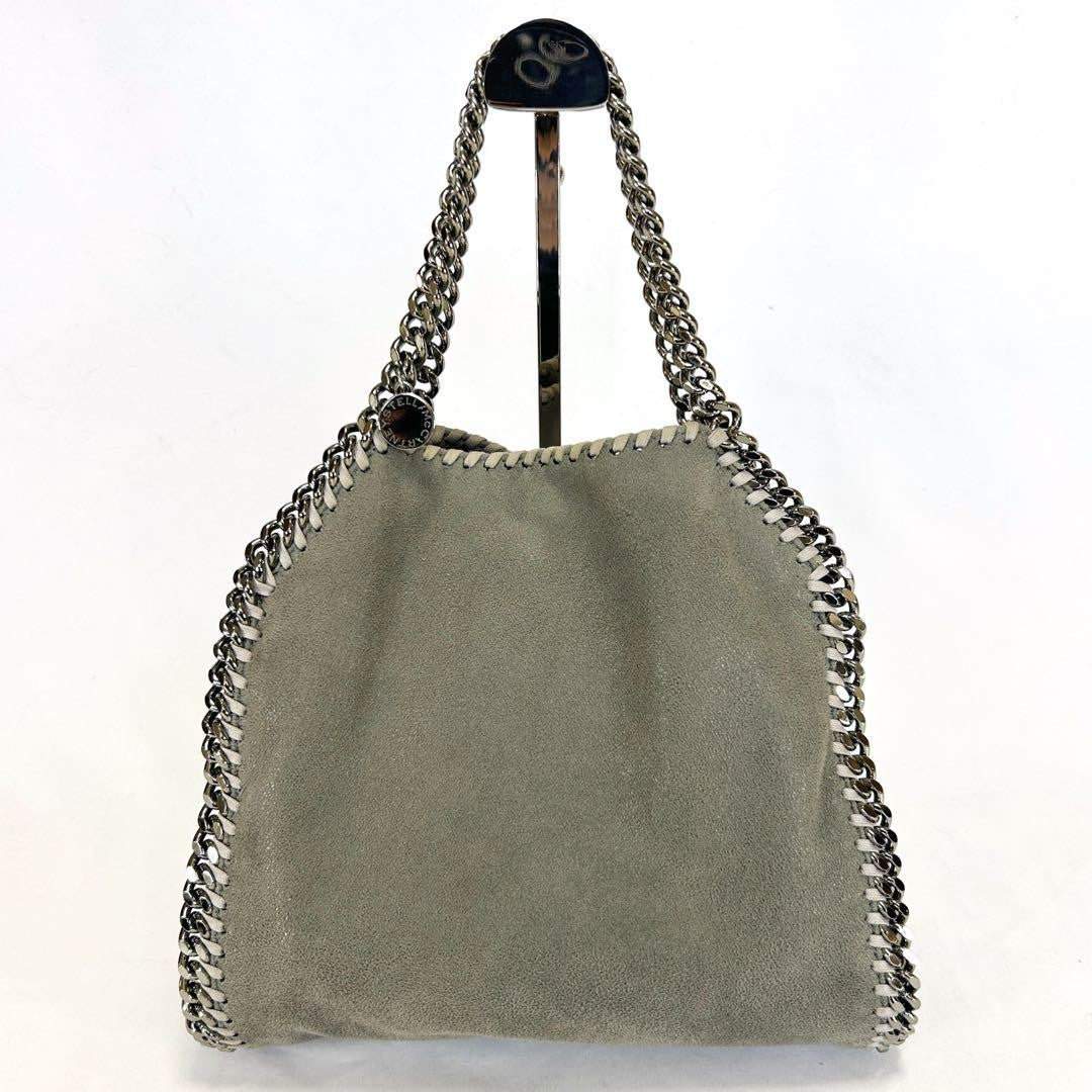 Stella McCartney Shoulder Bag Purse 2way Falabella Gray Authentic