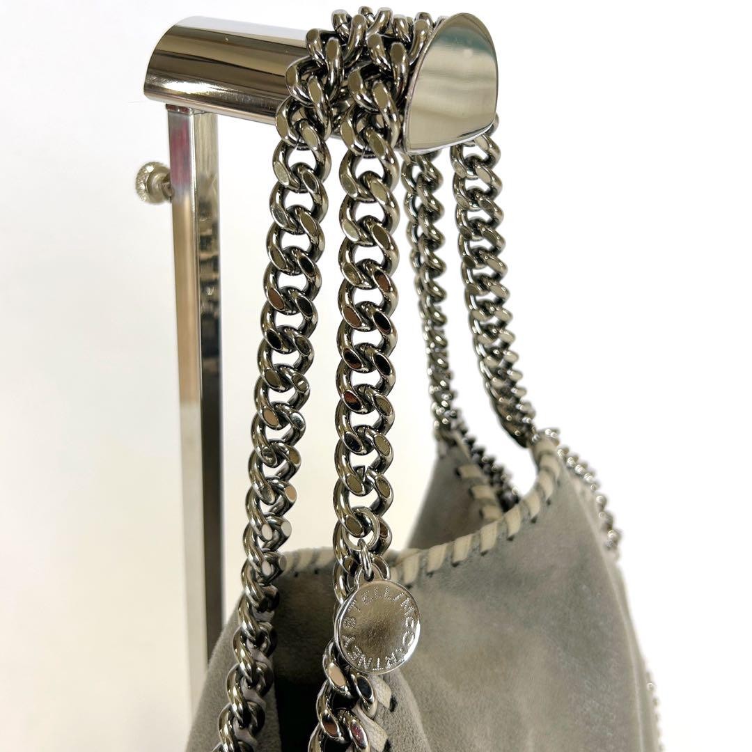 Stella McCartney Shoulder Bag Purse 2way Falabella Gray Authentic