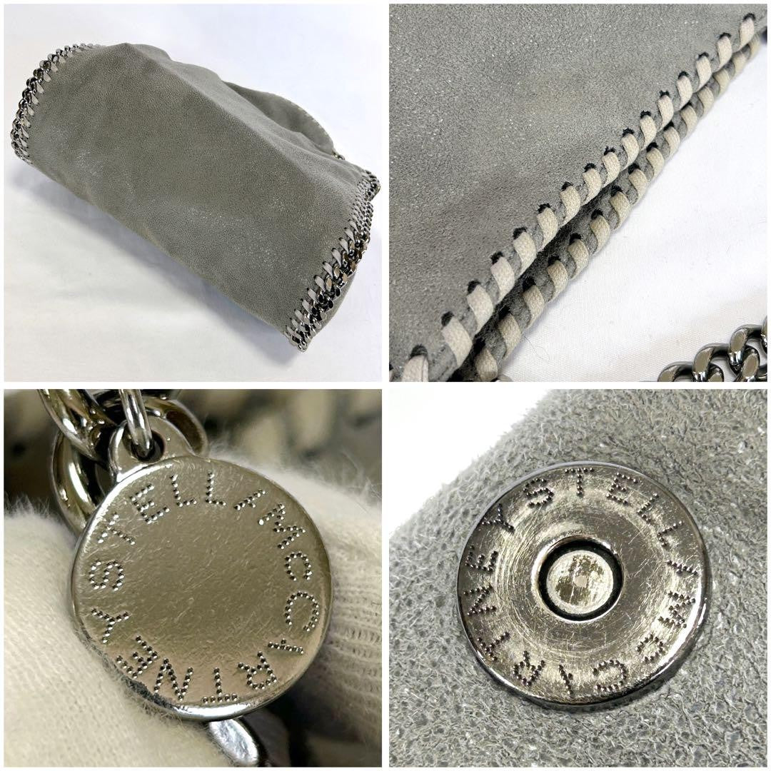Stella McCartney Shoulder Bag Purse 2way Falabella Gray Authentic