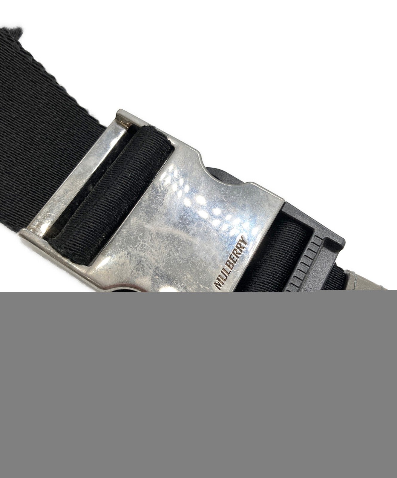 MULBERRY Shoulder Bag Purse Urban Belt Bag Body Bag Gray Authentic