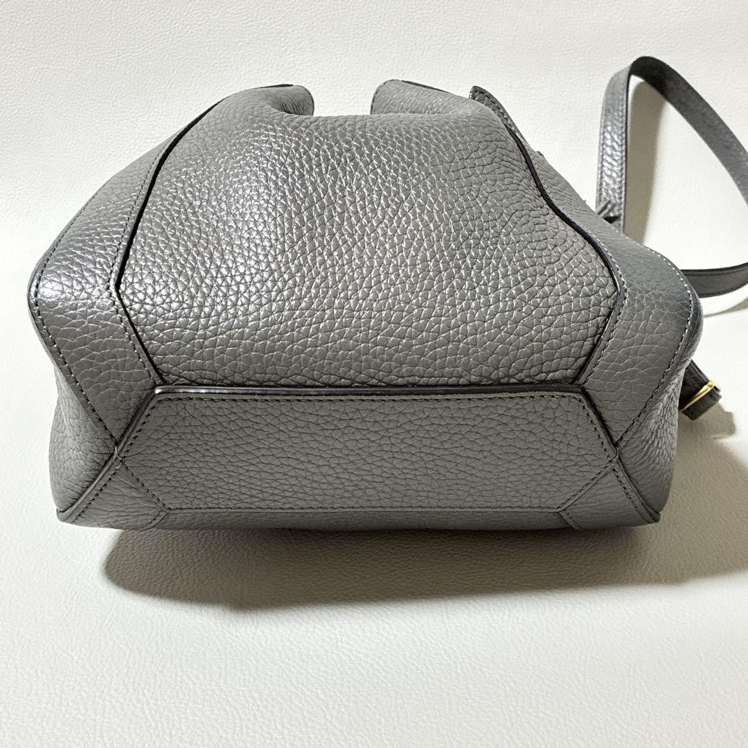 MULBERRY Shoulder Bag Purse Gray Authentic