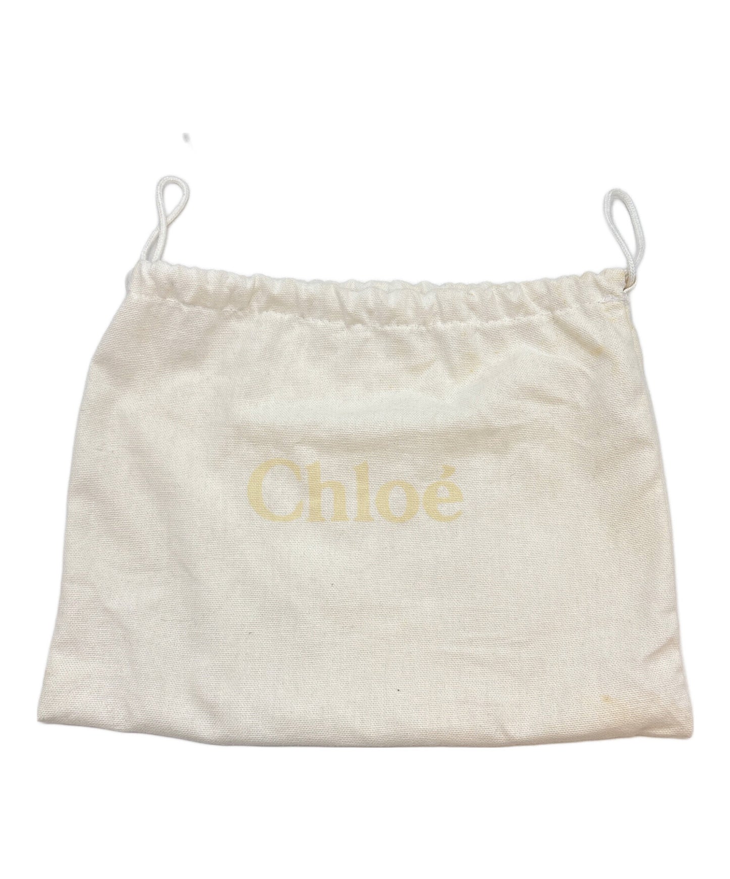 Chloe Shoulder Bag Purse Chain Elsie Black Authentic