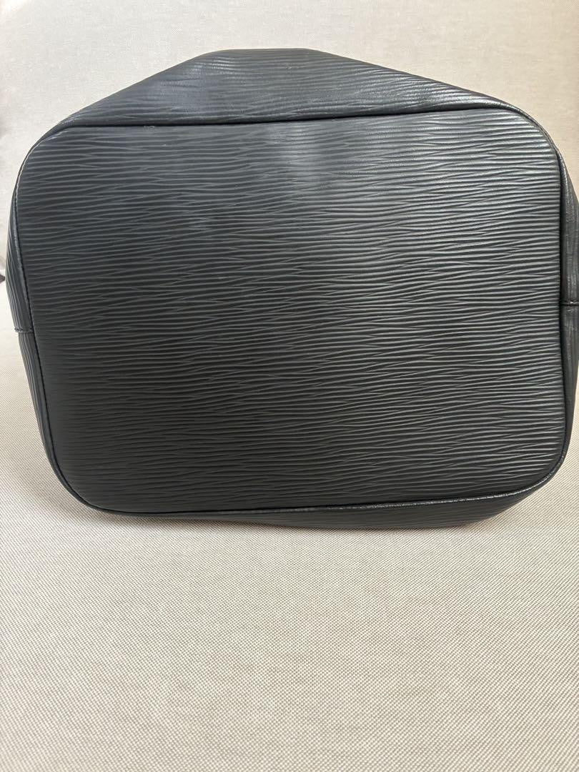 FENDI Shoulder Bag Purse FF Leather Black Authentic