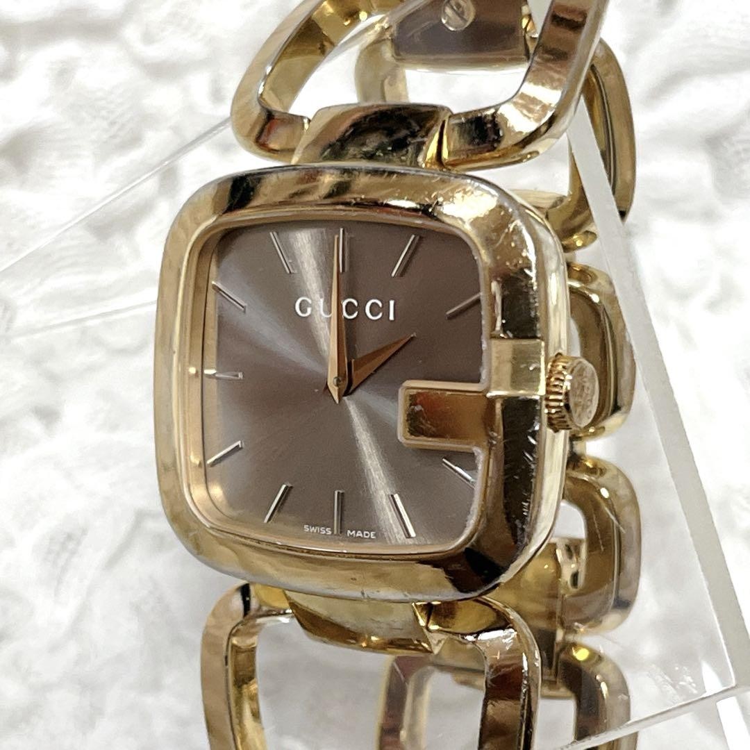 GUCCI Quartz Watch Wristwatch Gold Women's Authentic