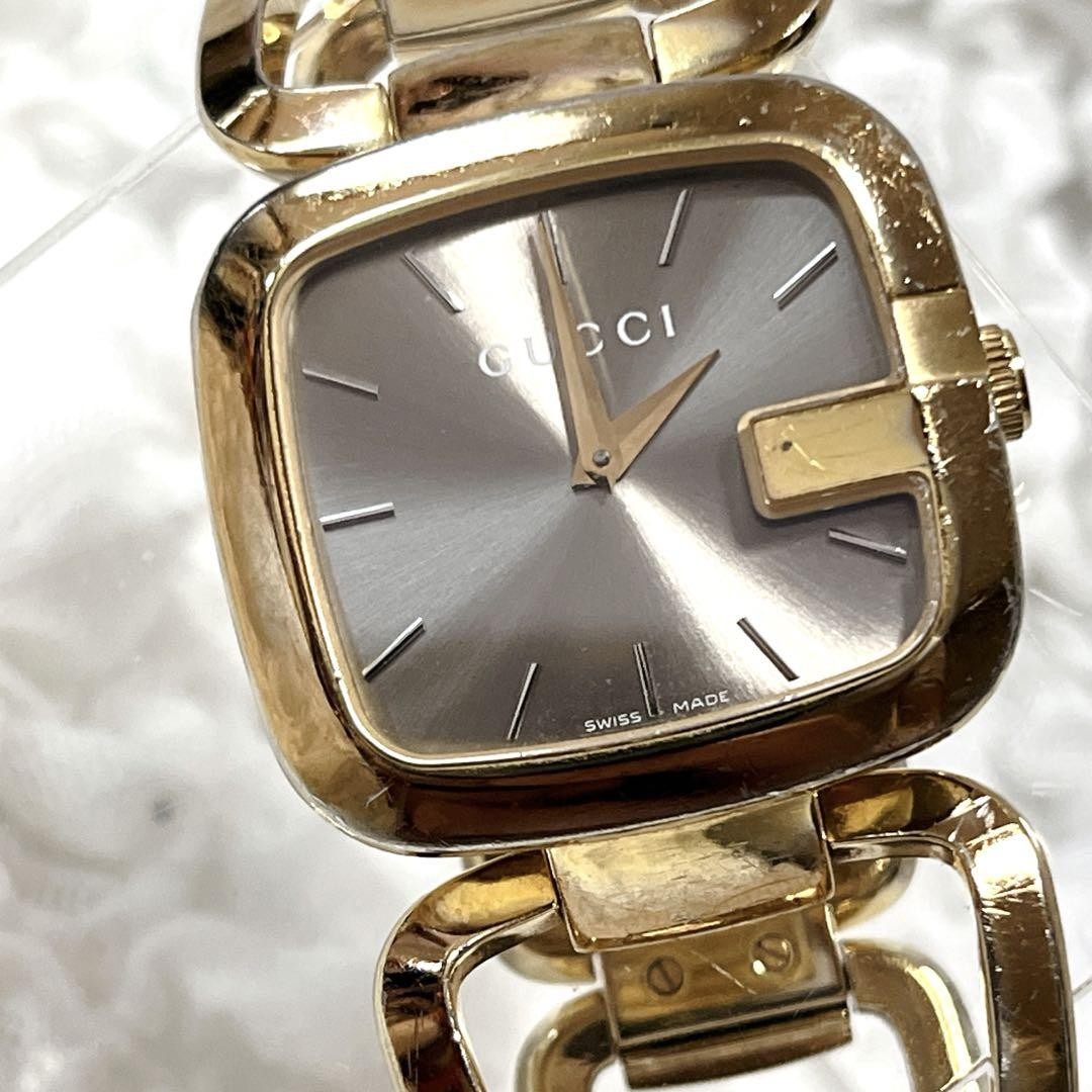 GUCCI Quartz Watch Wristwatch Gold Women's Authentic
