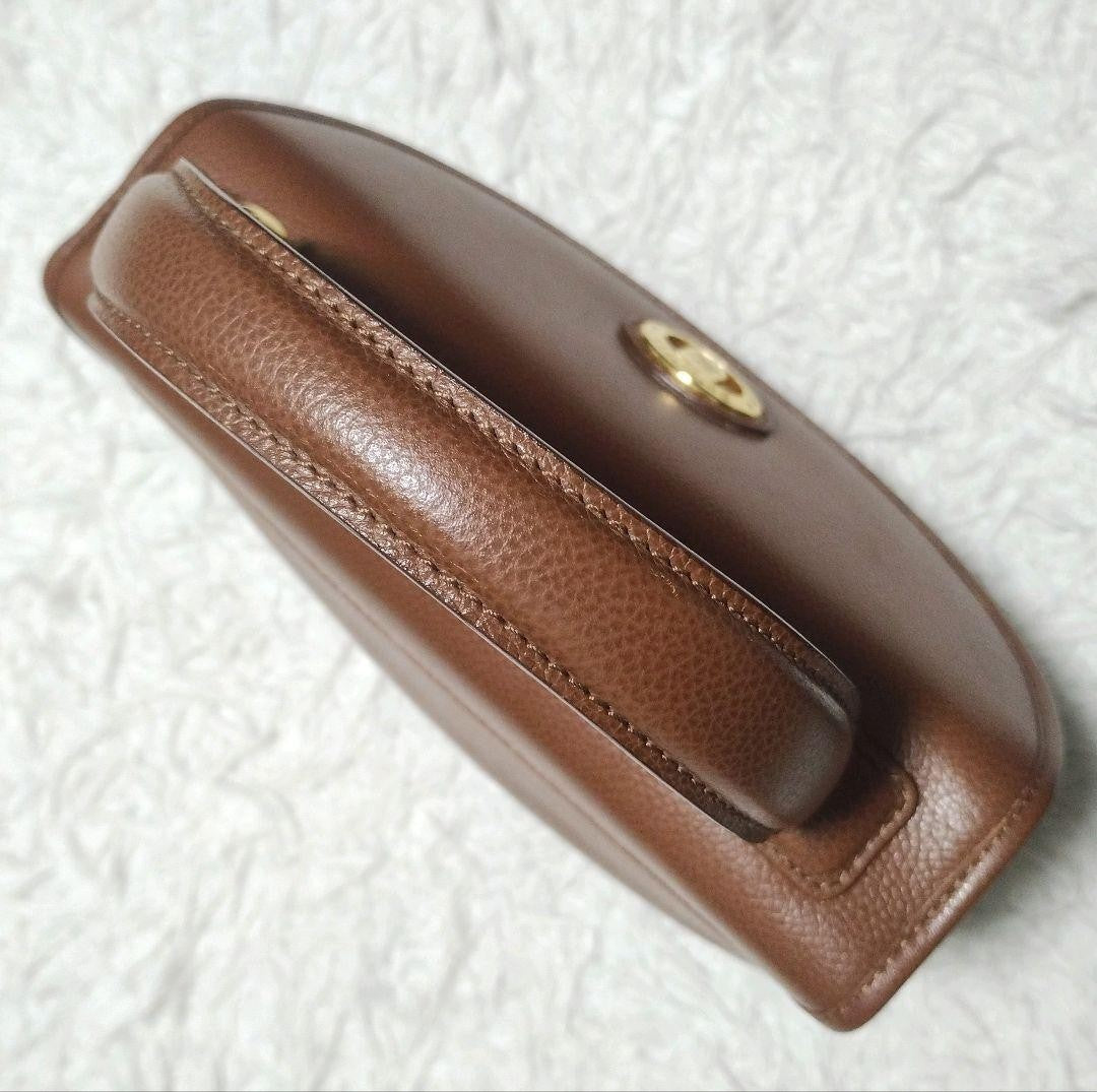 BURBERRY Hand Shoulder Bag Tote Purse 2way Nova Check Leather Brown Authentic