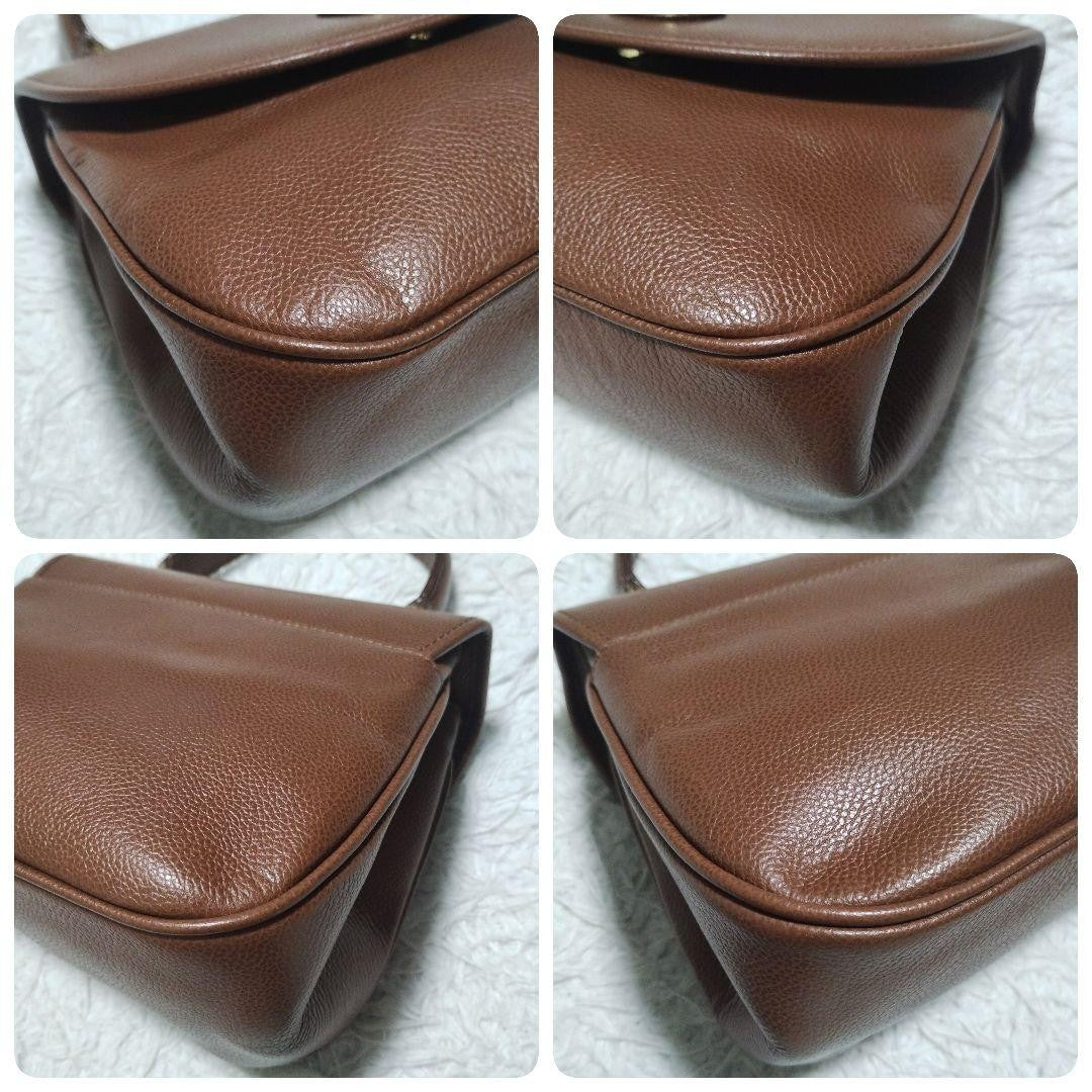 BURBERRY Hand Shoulder Bag Tote Purse 2way Nova Check Leather Brown Authentic