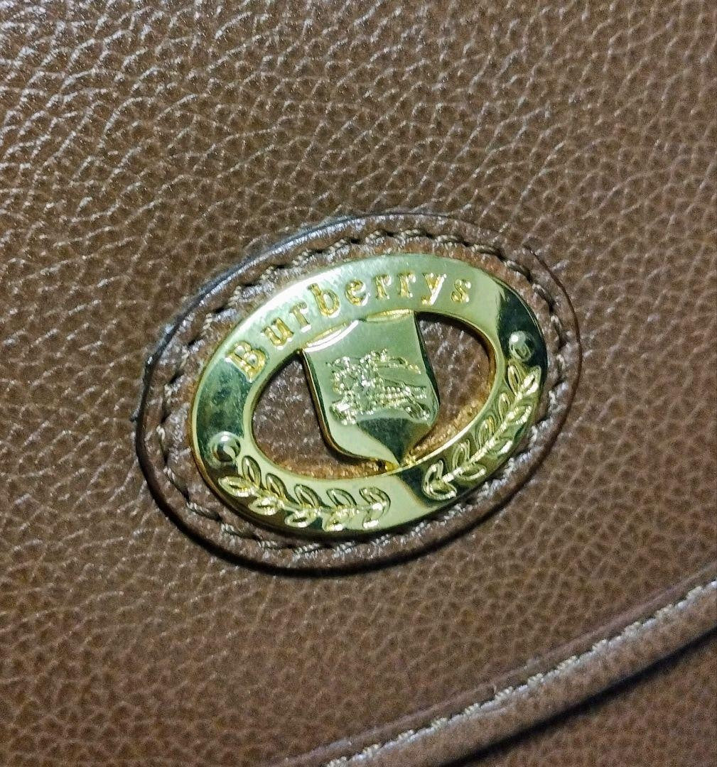 BURBERRY Hand Shoulder Bag Tote Purse 2way Nova Check Leather Brown Authentic
