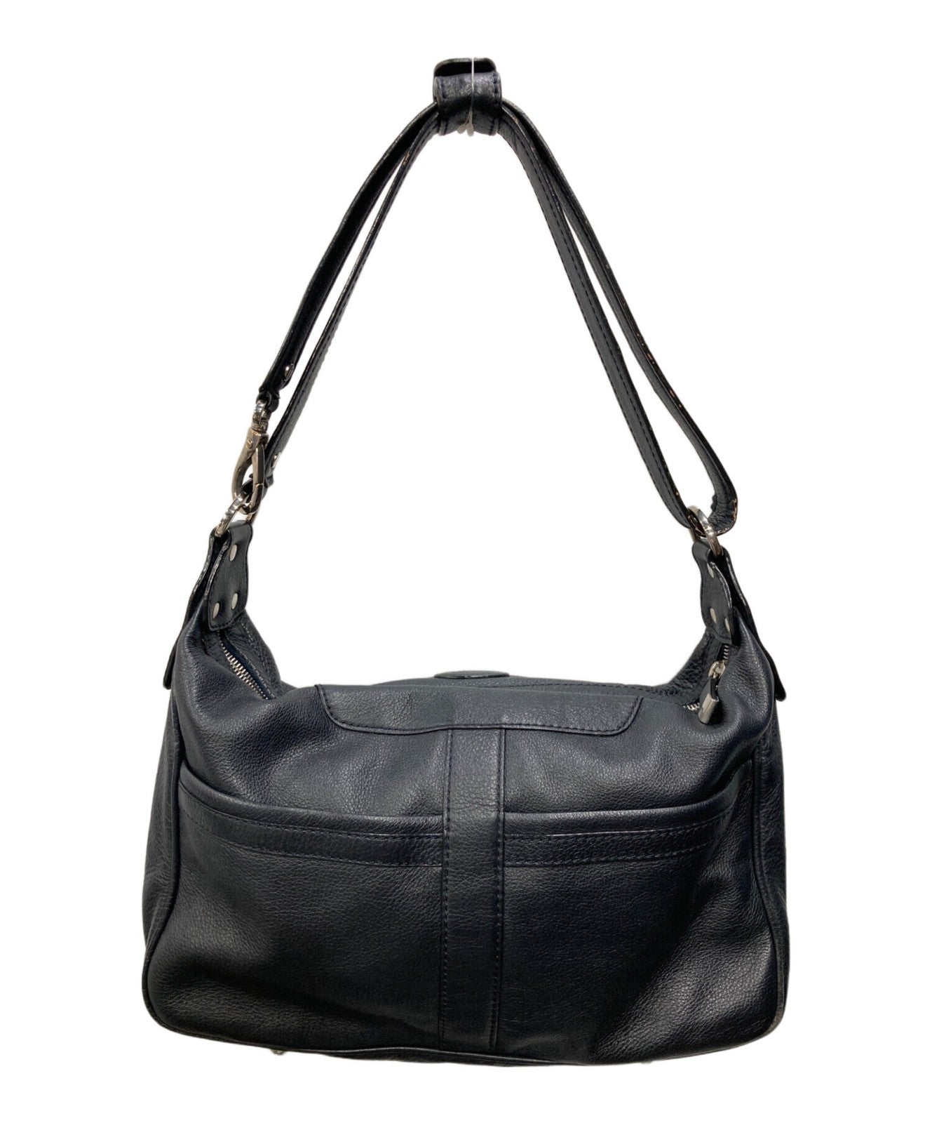 TOD'S Shoulder Bag Purse Black Authentic