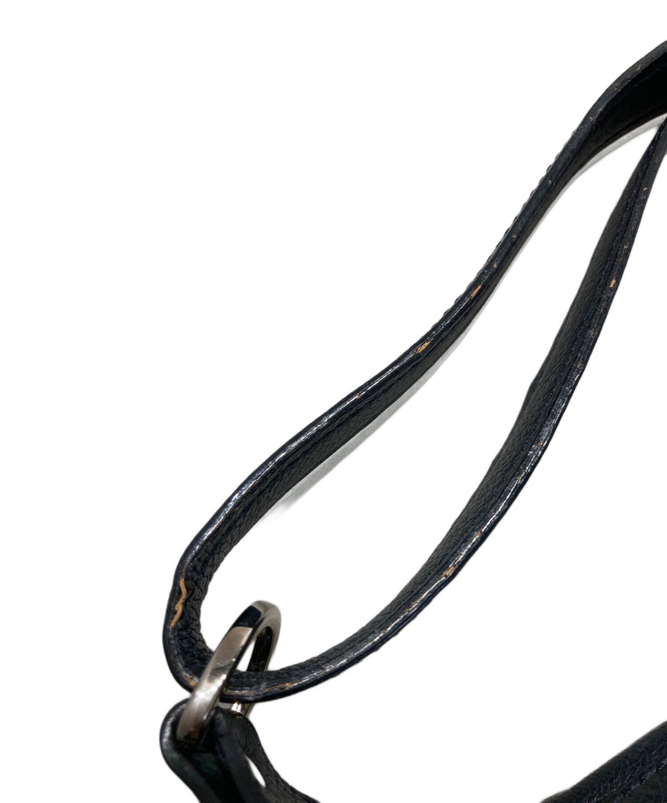 TOD'S Shoulder Bag Purse Black Authentic