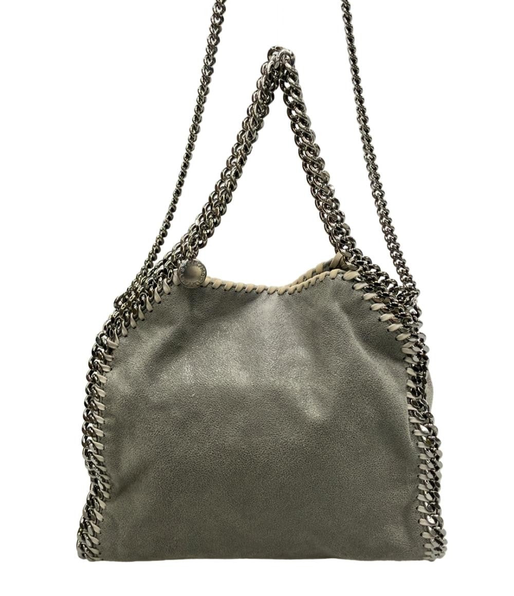 Stella McCartney Hand Shoulder Bag Tote Purse 2way Falabella Gray Authentic