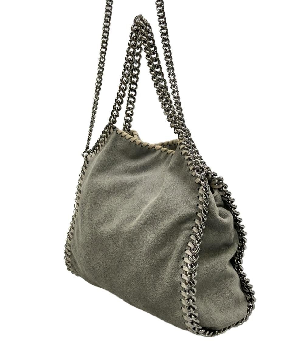 Stella McCartney Hand Shoulder Bag Tote Purse 2way Falabella Gray Authentic