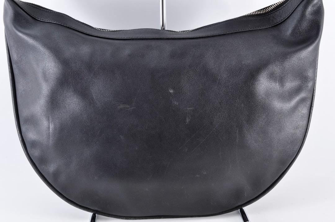 GUCCI Shoulder Bag Purse Leather Black Authentic
