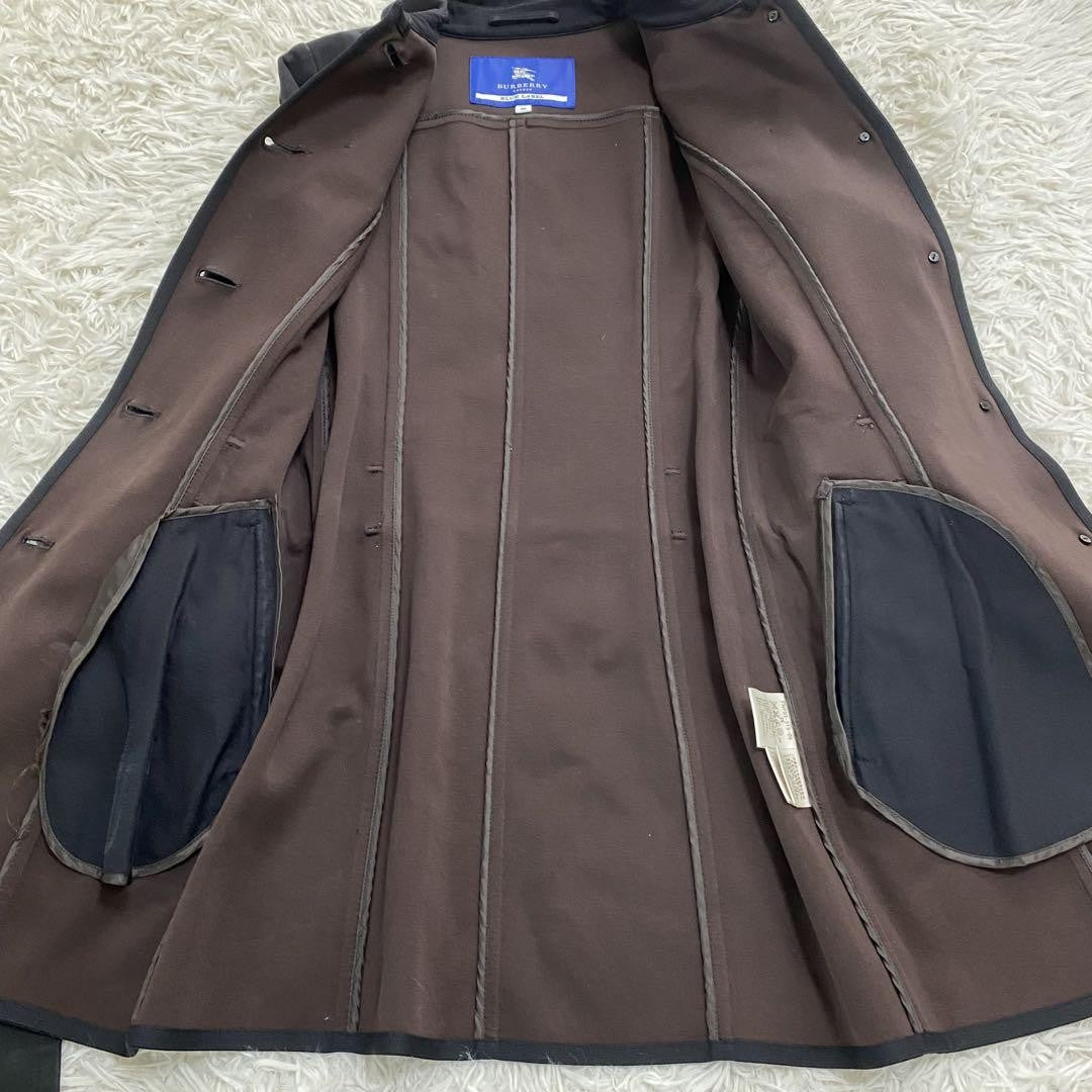 BURBERRY BLUE LABEL Coat Asian fit M 38 US size S Black Authentic