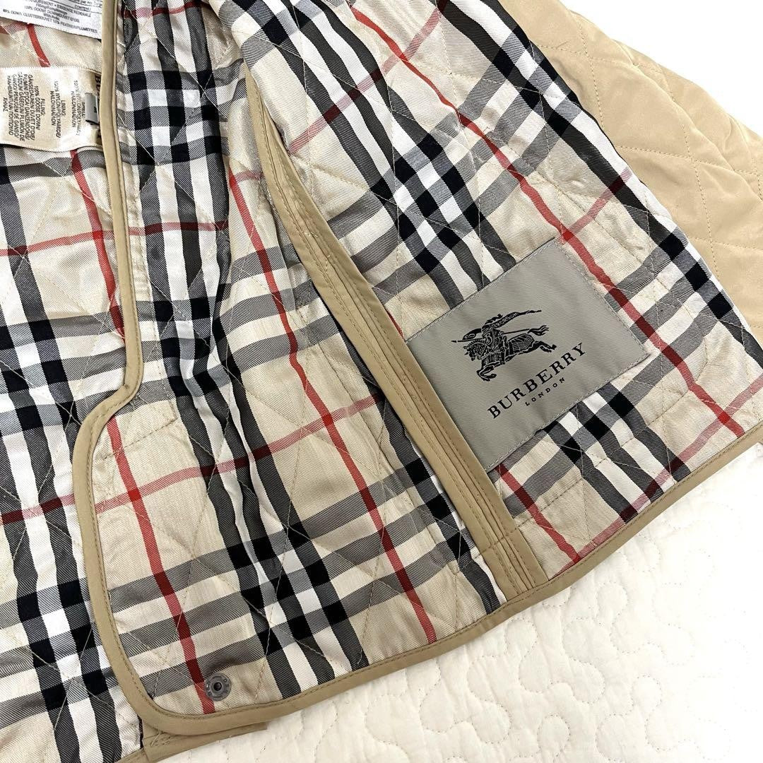 BURBERRY Jacket Nova Check Asian fit M US size S Beige Authentic