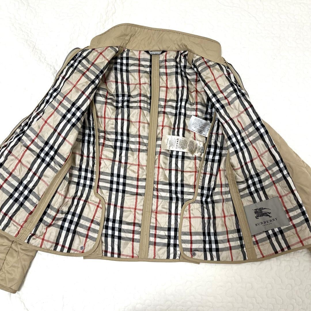BURBERRY Jacket Nova Check Asian fit M US size S Beige Authentic
