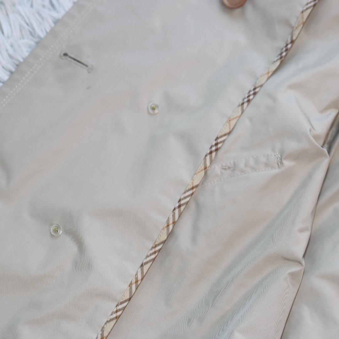 BURBERRY BLUE LABEL Coat Asian fit M 38 US size S Beige Authentic