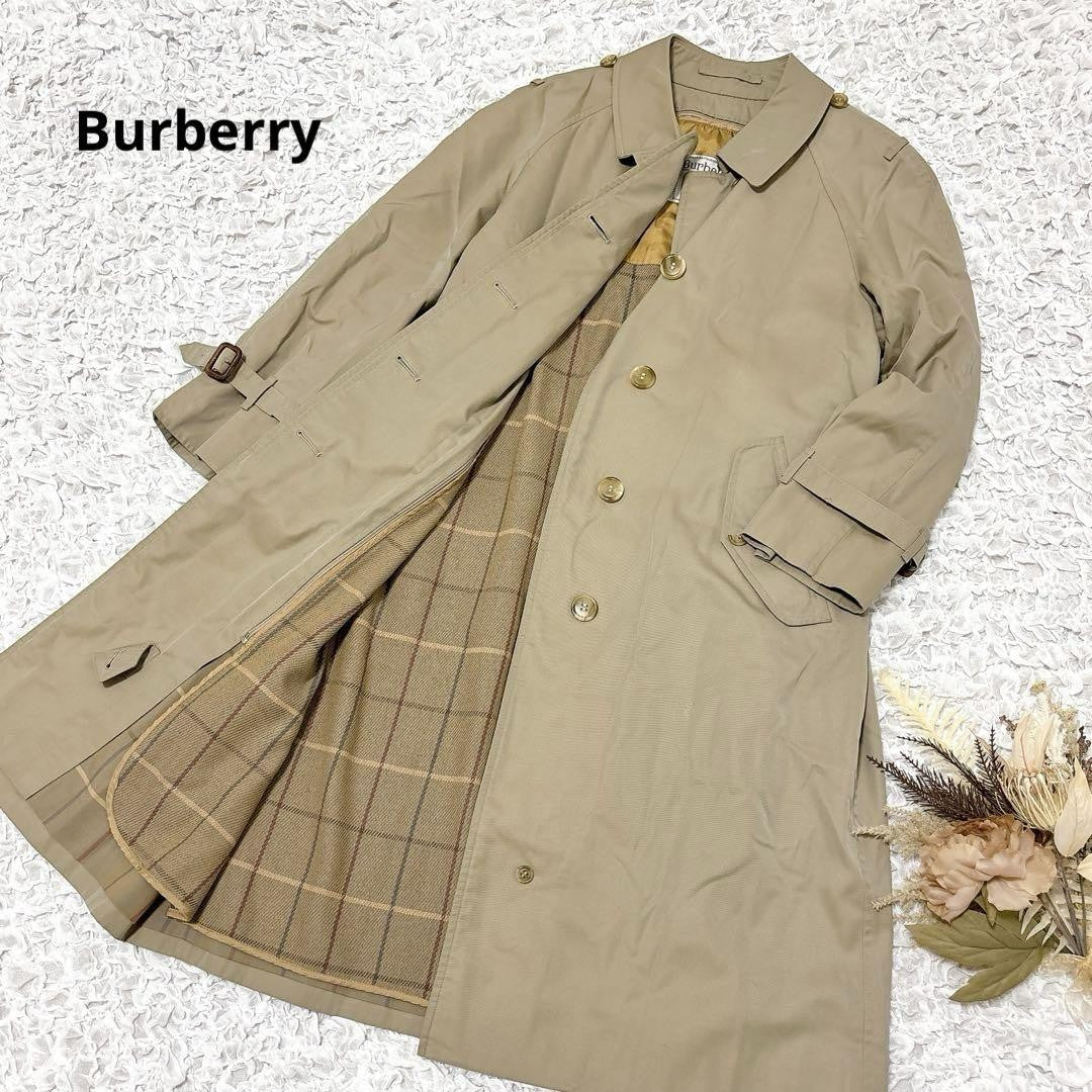 BURBERRY BLUE LABEL Coat Nova Check Asian fit M US size S Beige Authentic