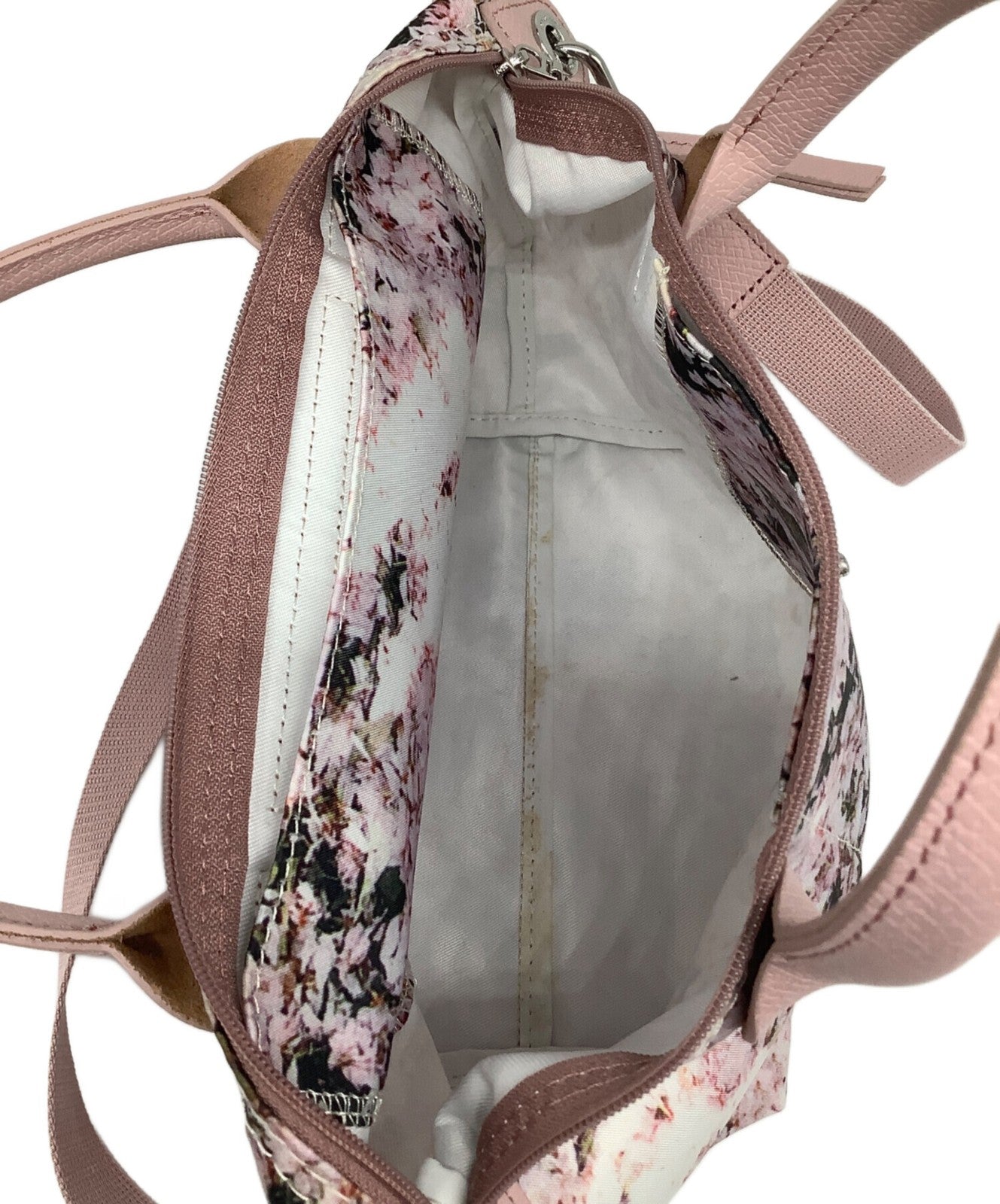 Longchamp Hand Shoulder Bag Tote Purse 2way Le Pliage Pink Authentic