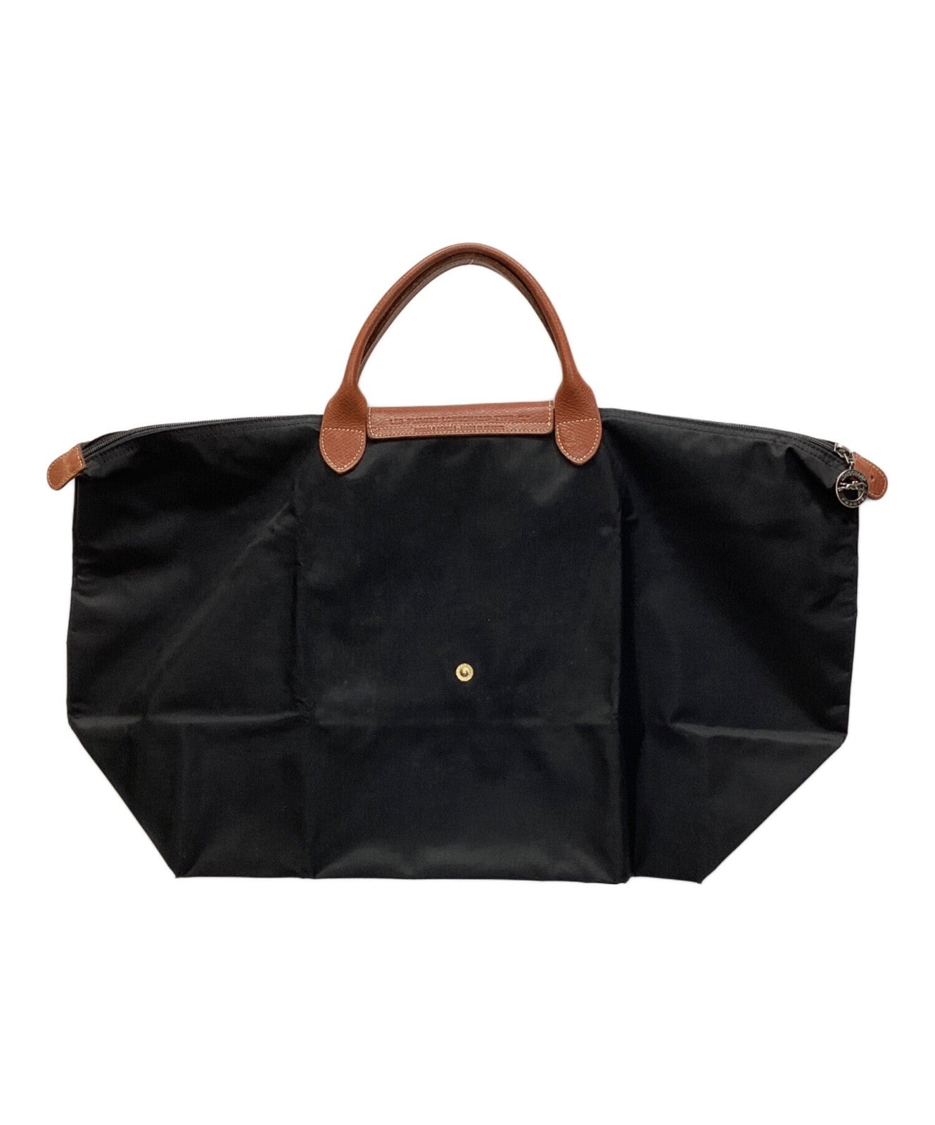 Longchamp Hand Bag Tote Purse Le Pliage Black Authentic