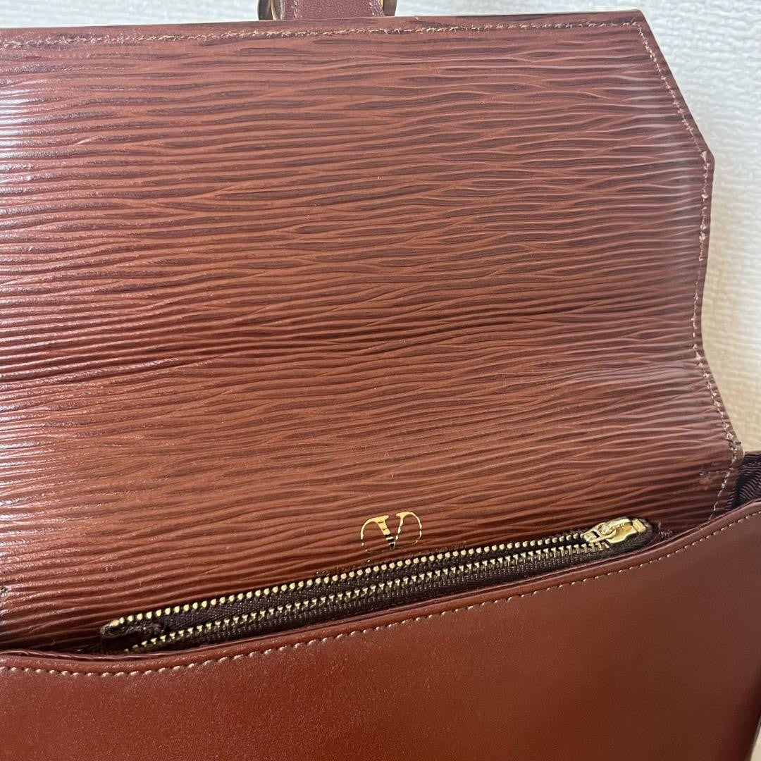 Valentino Garavani Shoulder Bag Purse Leather Authentic