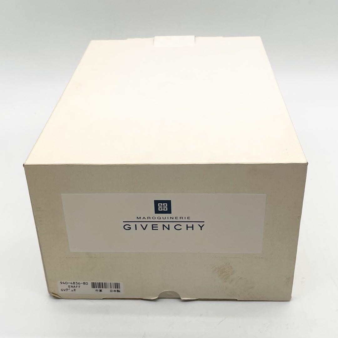 GIVENCHY Hand Bag Tote Purse Vanity 4G Leather Black Authentic