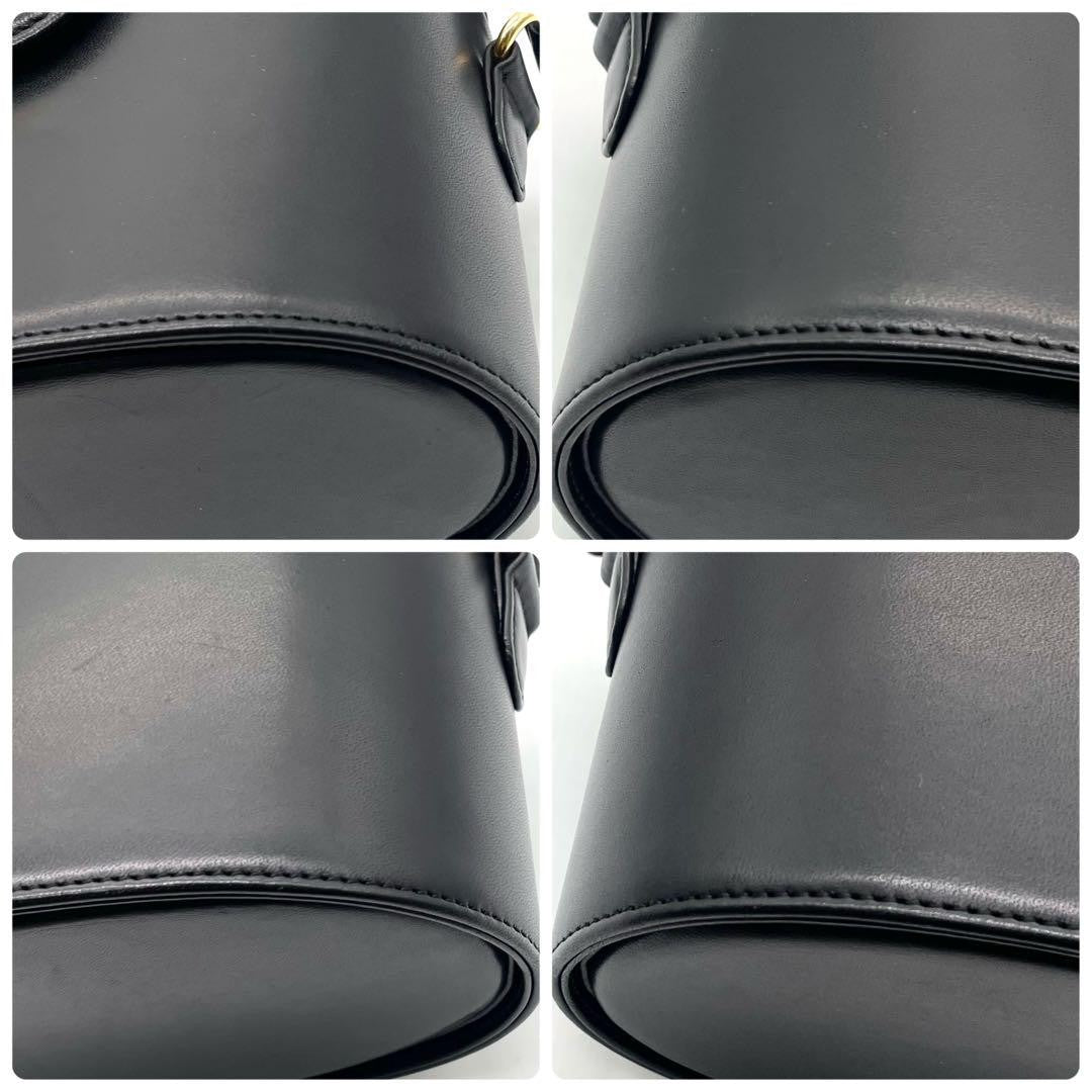 GIVENCHY Hand Bag Tote Purse Vanity 4G Leather Black Authentic